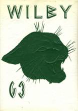 Wilby High School 1963 yearbook cover photo