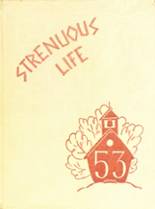 Roosevelt High School 1953 yearbook cover photo