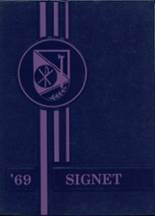 St. James High School 1969 yearbook cover photo