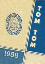Wicomico High School 1958 yearbook cover photo