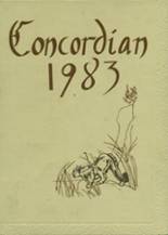 Concord High School 1983 yearbook cover photo