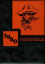 Preston High School 1980 yearbook cover photo