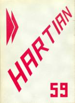 Hart High School 1959 yearbook cover photo