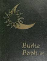 Burke High School 1969 yearbook cover photo