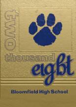 Bloomfield High School 2008 yearbook cover photo