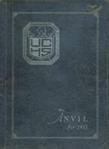 Union City High School 1931 yearbook cover photo