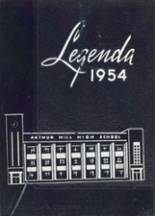 Arthur Hill High School 1954 yearbook cover photo