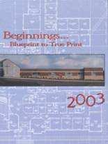 2003 Central Christian High School Yearbook from Du bois, Pennsylvania cover image