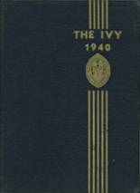 St. Mary's Hall / Doane Academy 1940 yearbook cover photo