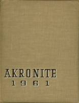 1961 Akron High School Yearbook from Akron, New York cover image