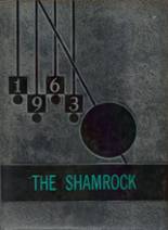 Shamrock High School 1963 yearbook cover photo