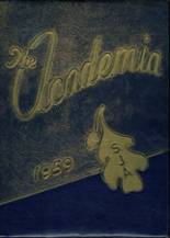 St. Joseph's Academy 1959 yearbook cover photo