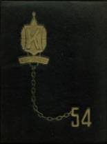 Knoxville High School 1954 yearbook cover photo