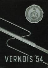 Mt. Vernon Township High School 1954 yearbook cover photo