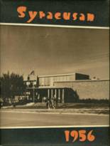 Syracuse High School 1956 yearbook cover photo