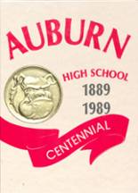 Auburn High School 1989 yearbook cover photo