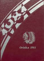 Oriskany Falls High School 1981 yearbook cover photo
