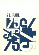 St. Paul High School 1975 yearbook cover photo