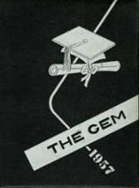 1957 Dimondale High School Yearbook from Dimondale, Michigan cover image