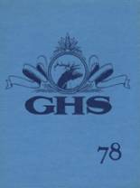 Gardiner High School 1978 yearbook cover photo
