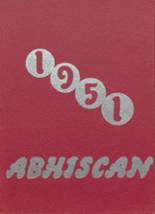 Abbotsford High School 1951 yearbook cover photo