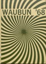 Waupun High School 1968 yearbook cover photo