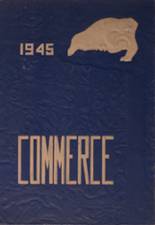 Commerce High School 1945 yearbook cover photo