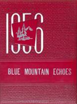 Blue Mountain Academy 1956 yearbook cover photo