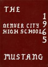 Denver City High School 1965 yearbook cover photo