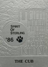Sterling High School 1986 yearbook cover photo
