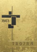 Hudson High School 1963 yearbook cover photo