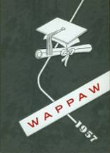 Paw Paw High School 1957 yearbook cover photo