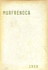 Murfreesboro High School 1959 yearbook cover photo