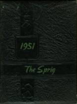 Springville High School 1951 yearbook cover photo