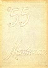 Manteno High School 1955 yearbook cover photo