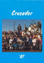 Holy Cross High School 1987 yearbook cover photo