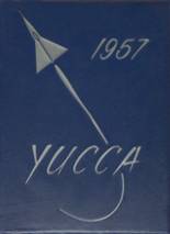 Antelope Valley High School 1957 yearbook cover photo