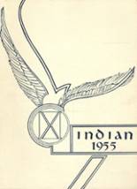 Chesaning Union High School 1955 yearbook cover photo