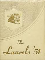 Laurel High School 1951 yearbook cover photo
