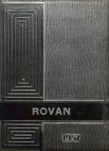 ROWVA High School 1957 yearbook cover photo