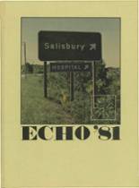 Salisbury High School 1981 yearbook cover photo