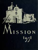 Goliad High School 1951 yearbook cover photo