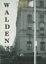 Walden School 1985 yearbook cover photo