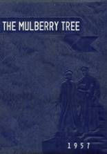 Mulberry High School 1957 yearbook cover photo
