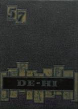 Deshler High School 1957 yearbook cover photo