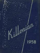 Killingly High School 1958 yearbook cover photo