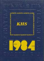 Kingfisher High School 1984 yearbook cover photo