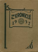 Keene High School 1932 yearbook cover photo