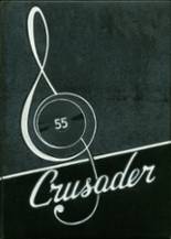 Bellflower Christian School 1955 yearbook cover photo