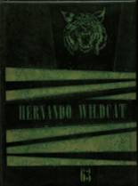 1963 Hernando High School Yearbook from Hernando, Mississippi cover image